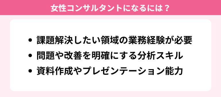 女性コンサルタントのイメージ