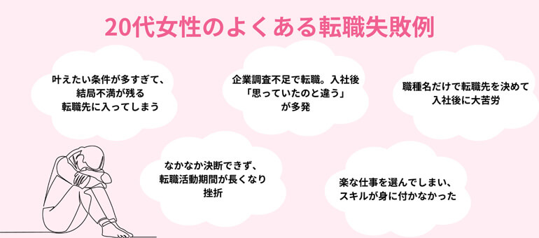 悩んでいる女性のイメージ