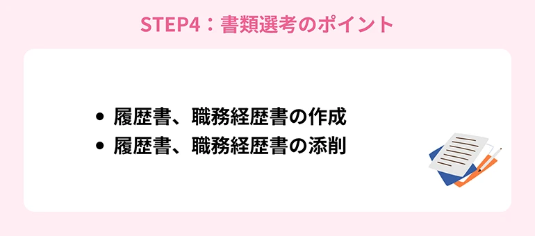 STEP4：書類選考