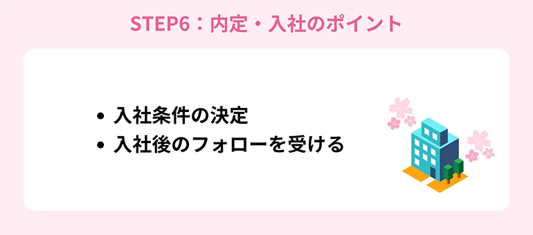 STEP6：内定・入社