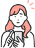 求人を探している女性